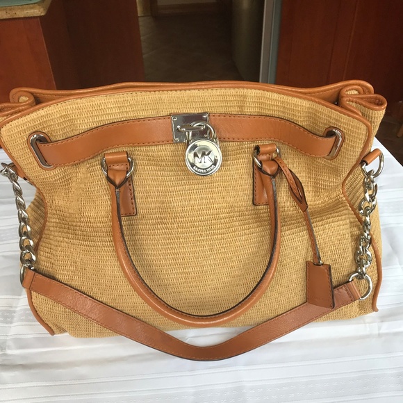 Michael Kors Collection Handbags - Michael Kors Straw bag